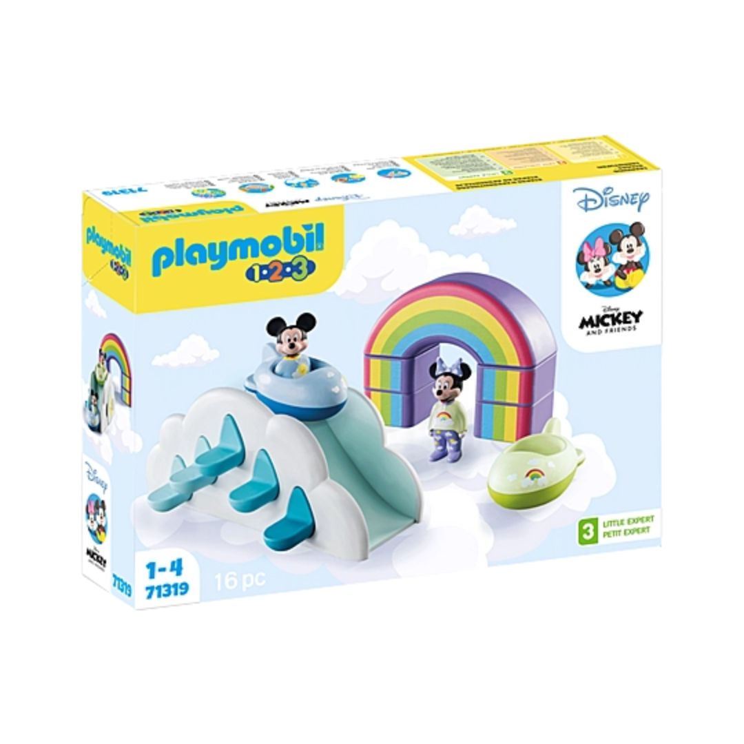 71319 Playmobil - 1.2.3 & Disney: Topolino, Minnie e la casa tra le nuvole
