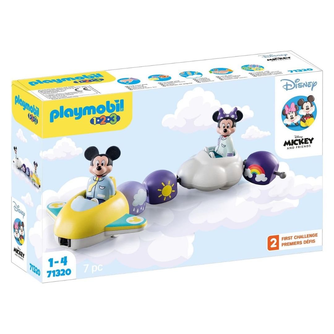 71320 Playmobil - 1.2.3 & Disney: Topolino e Minnie in volo tra le nuvole