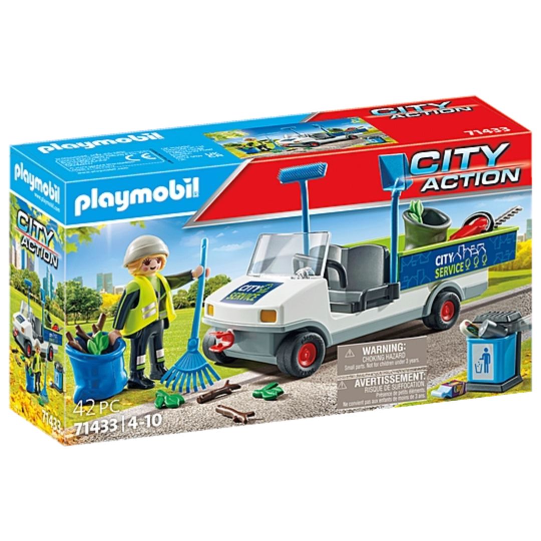 71433 Playmobil City Action - Pulizia della città con il veicolo