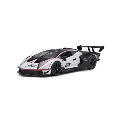 18-28023 Bburago Race - Lamborghini Essenza SCV12, bianca - Scala 1:24