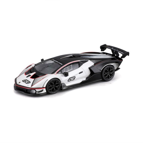 18-41167 Bburago Race - Lamborghini Essenza SCV12 #12, bianca - 1:32