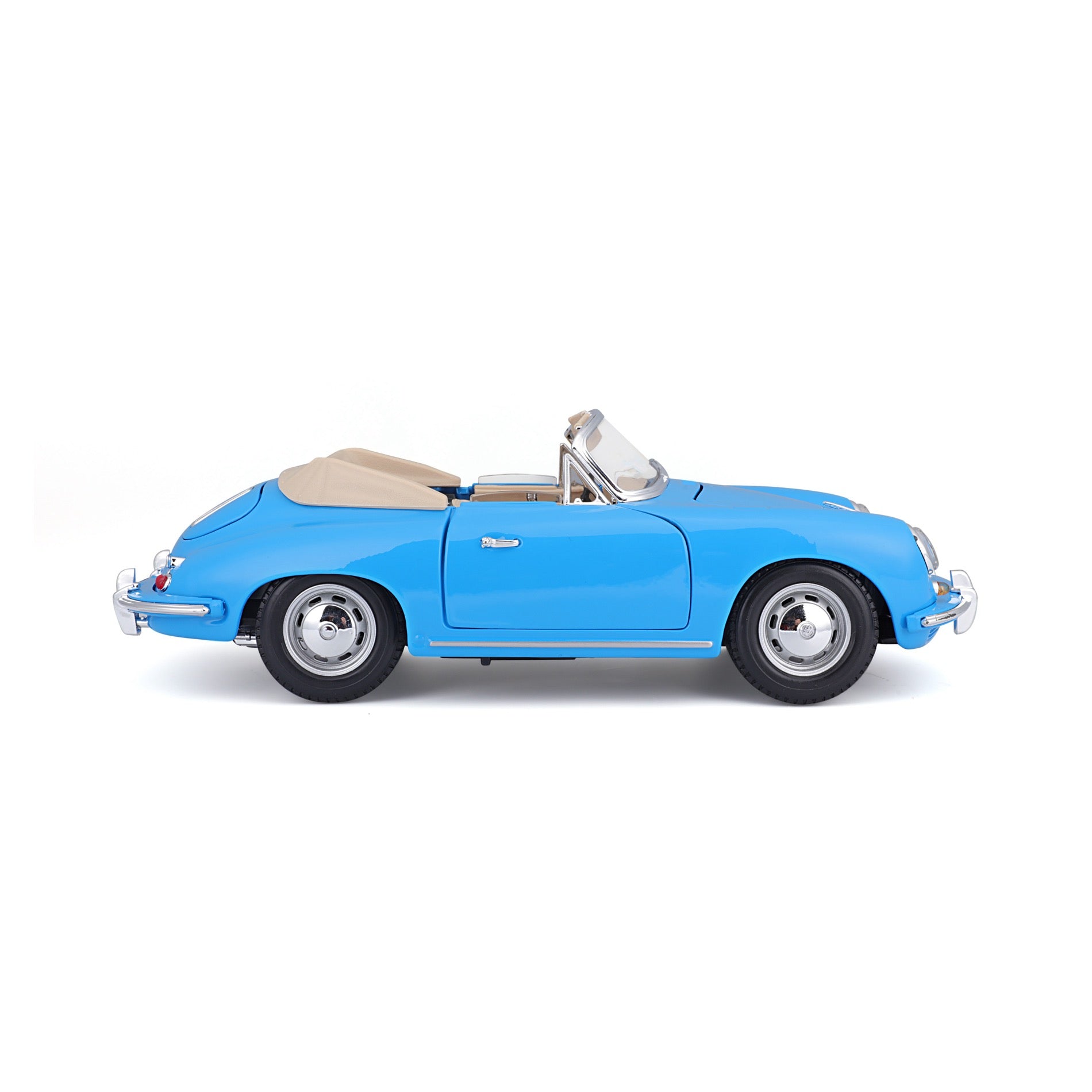 18-12025 Bburago - Porsche 356B Cabriolet (1961) blu - 1:18