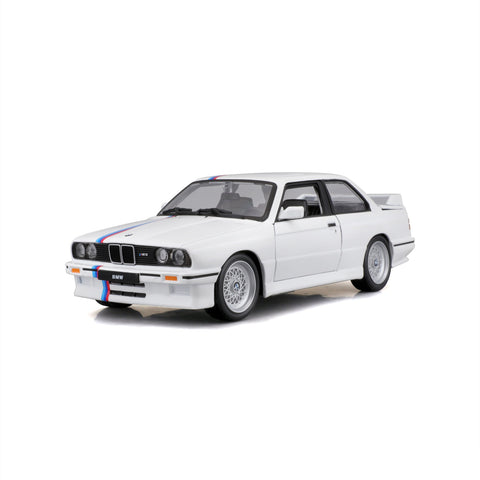 *18-21100 WT Bburago - BMW M3 e30 (1988), bianca - Scala 1:24
