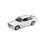 18-21100 WT Bburago - BMW M3 e30 (1988), bianca - Scala 1:24