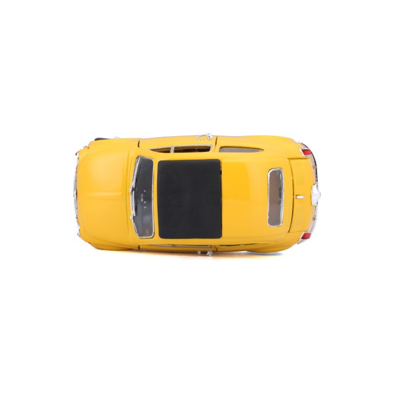 18-22098 Bburago - Fiat 500F (1965), gialla - Scala 1:24