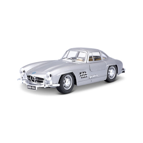 18-22023 SL Bburago - Mercedes-Benz 300 SL (1954), argent - 1:24