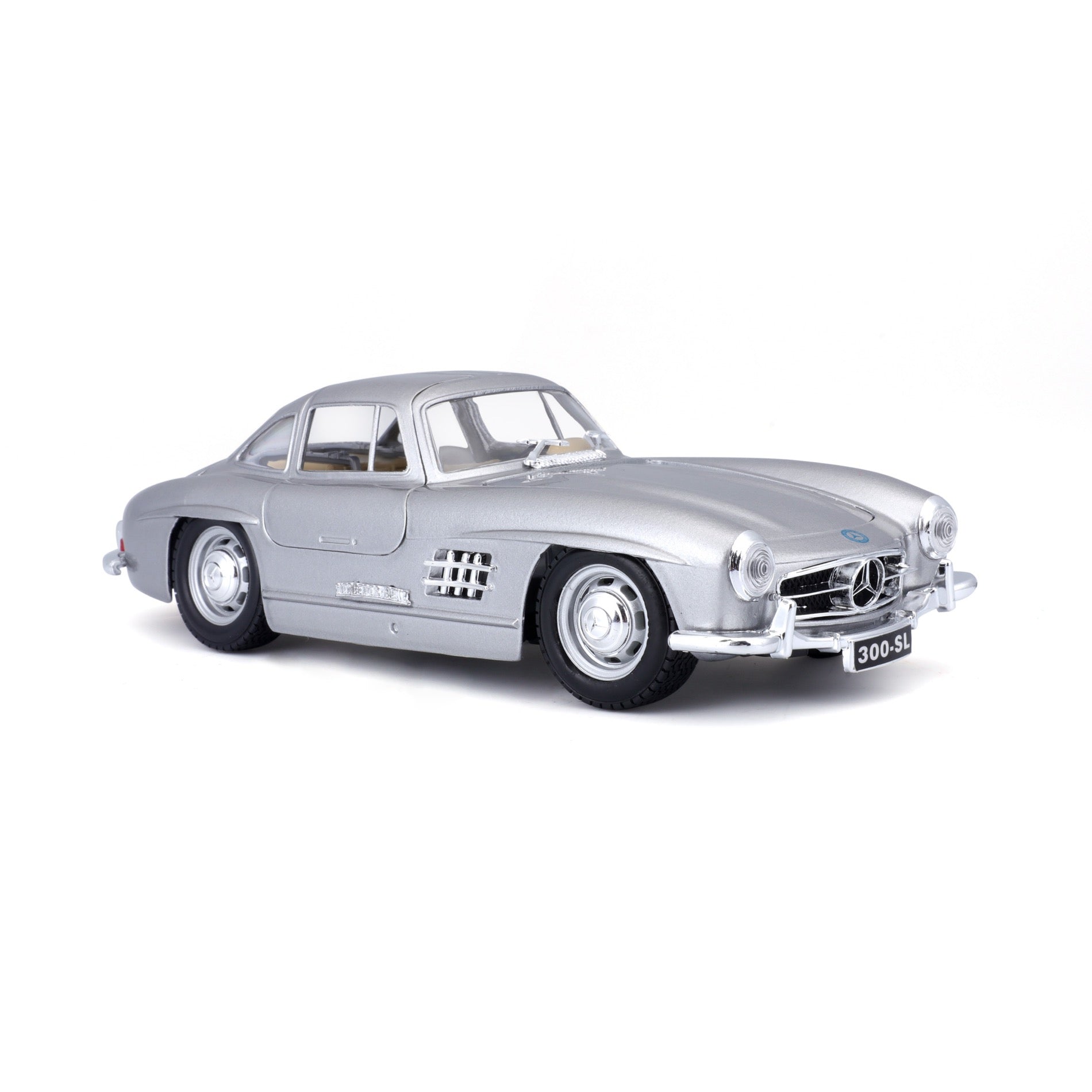 18-22023 SL Bburago -  Mercedes-Benz 300 SL (1954), argento - 1:24