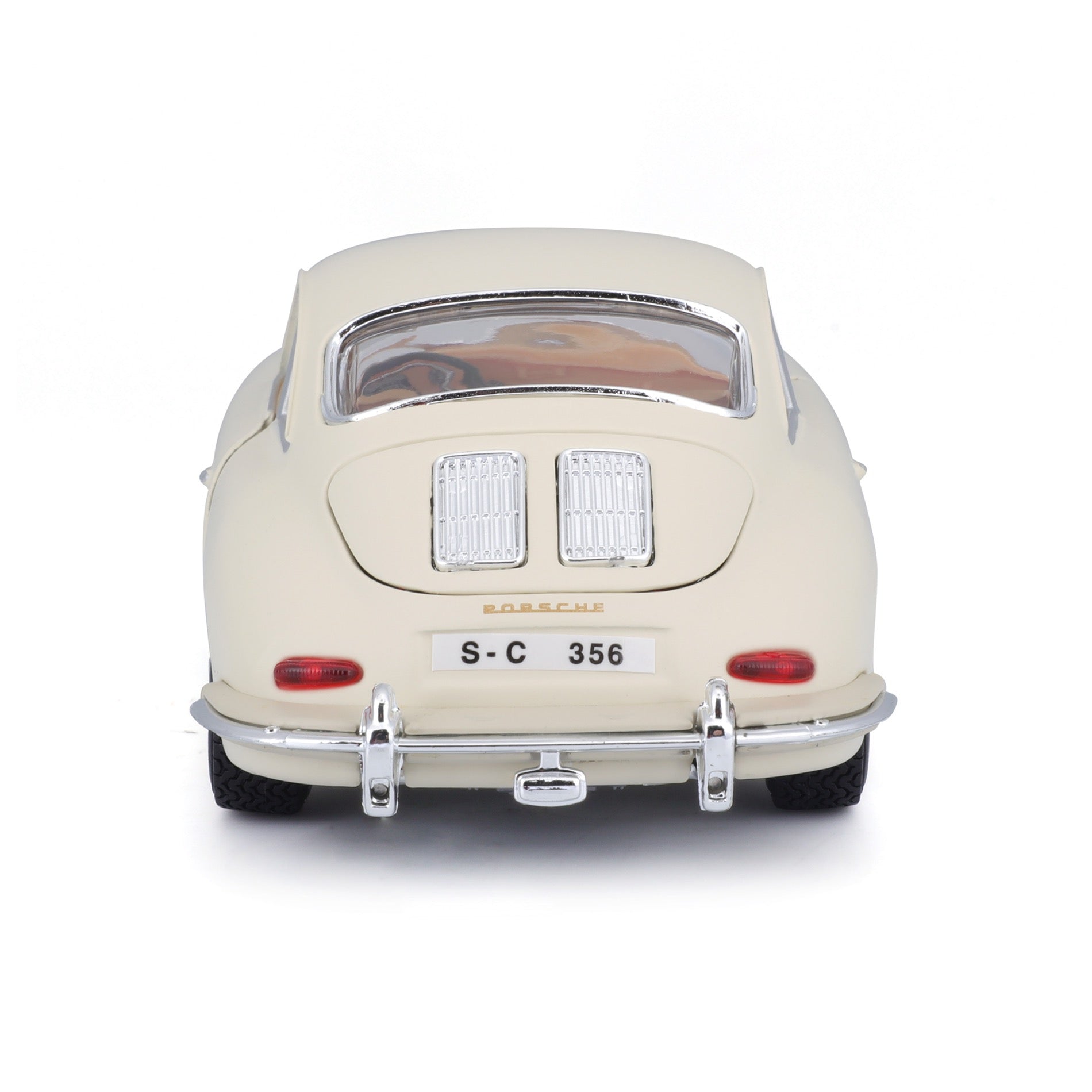 18-22079 Bburago - Porsche 356B Coupe (1961) Ivory - 1:24