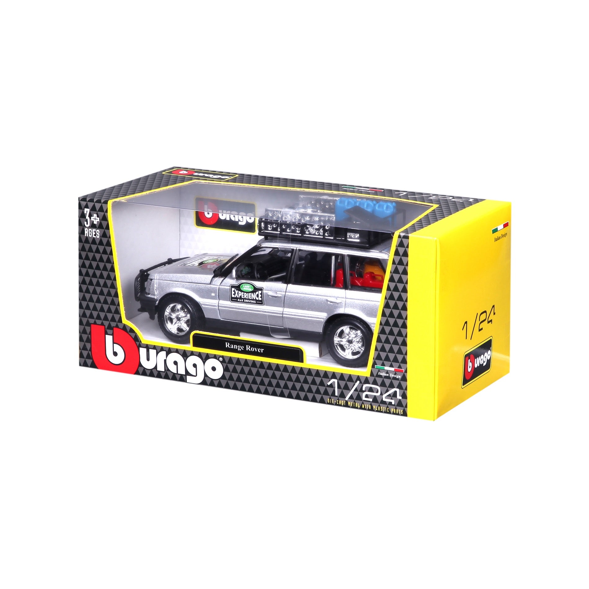 18-22061 Bburago - Range Rover Experience 4x4 - Argento - 1:24