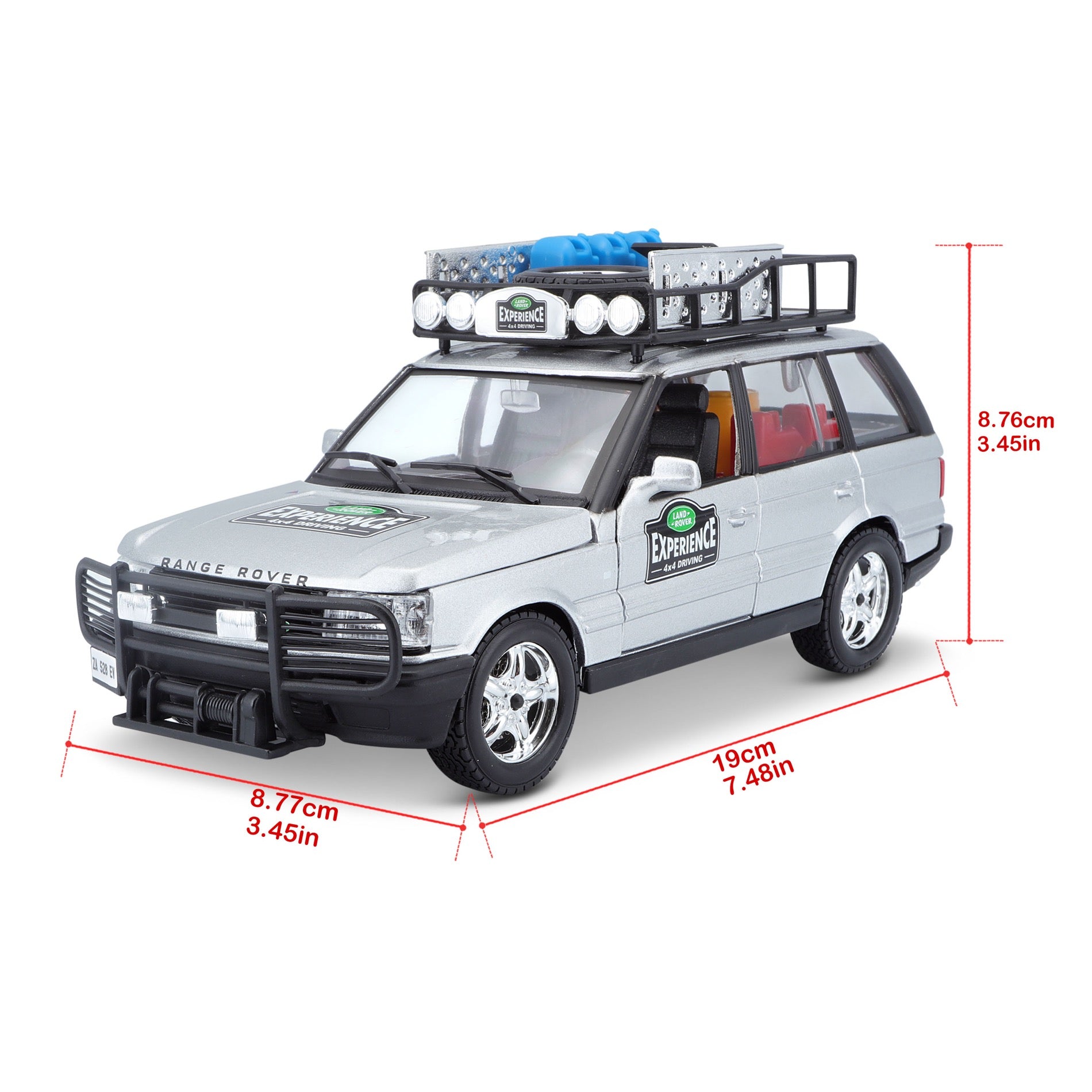 18-22061 Bburago - Range Rover Experience 4x4 - Argento - 1:24