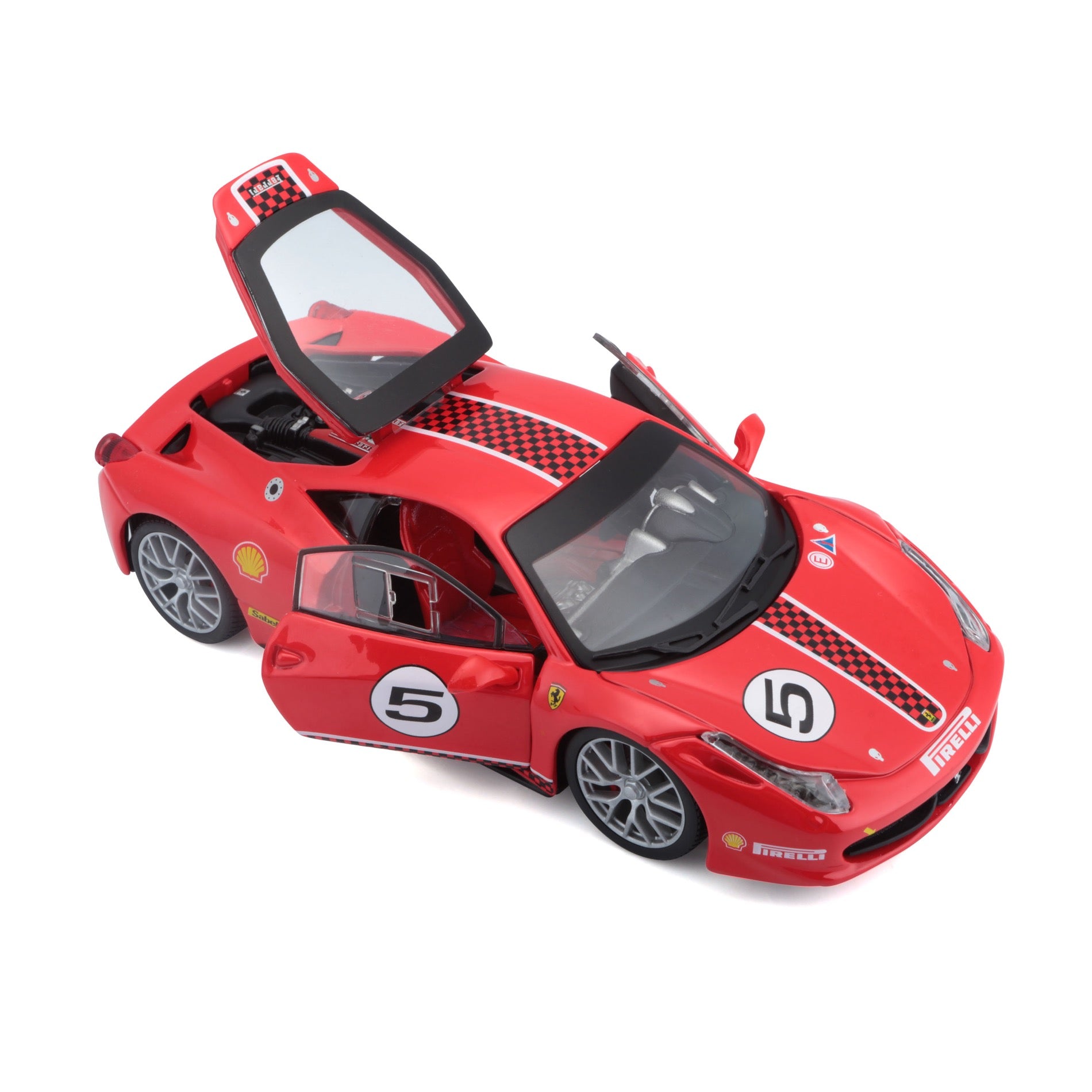 18-26302 Bburago Ferrari Racing  - 458 Challenge - 1:24