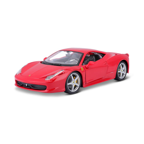 18-26003 Bburago Ferrari R&P - Ferrari 458 Italia, rossa - Scala 1:24