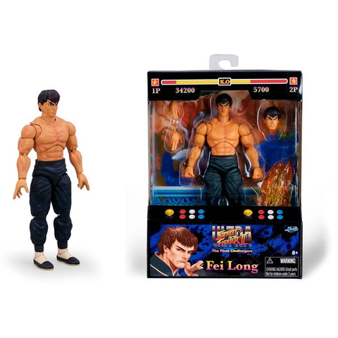 Jada 253252027  Street Fighter II Fei-Long  Personaggio cm.15 personaggio artico