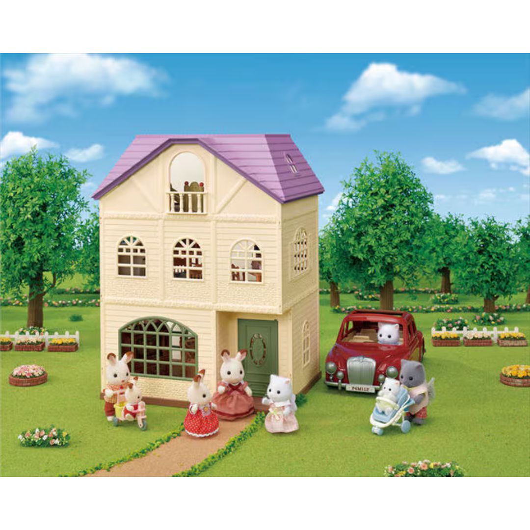 5728 Sylvanian Families - Villetta a tre piani Glicine - Gift Set