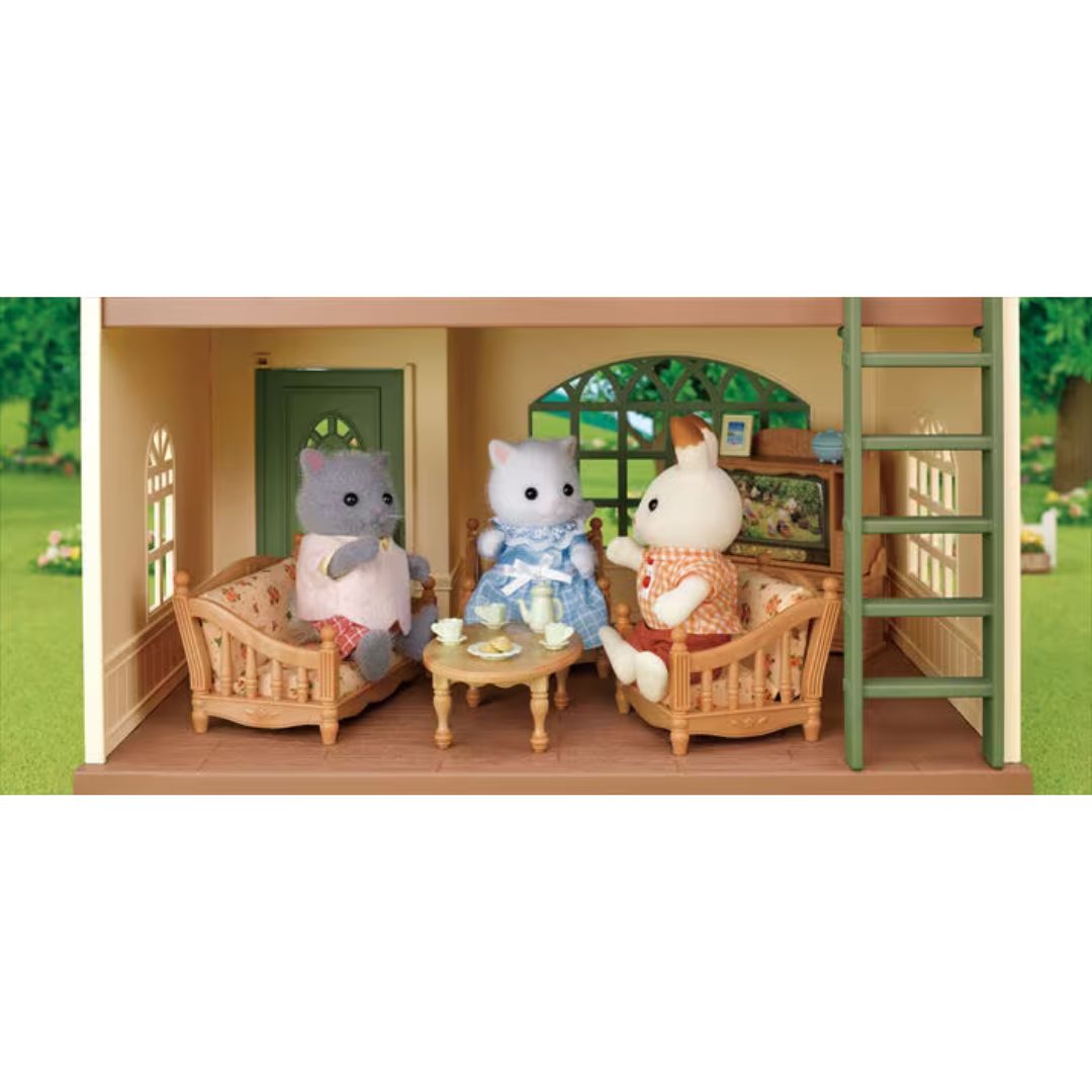 5728 Sylvanian Families - Villetta a tre piani Glicine - Gift Set