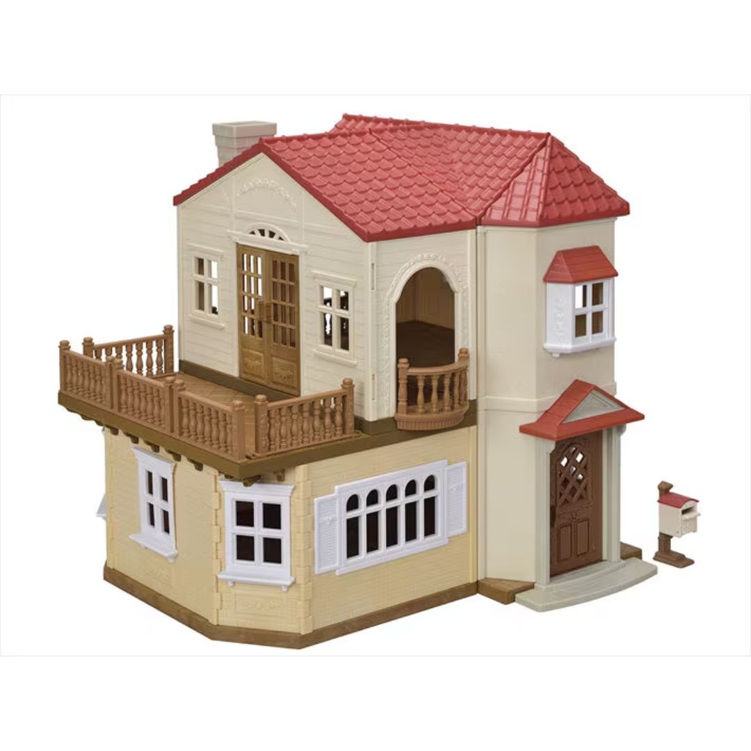 * 5708 + 05716 Sylvanian Families - Casa grande con luci - Attico segreto