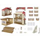 * 5708 + 05716 Sylvanian Families - Casa grande con luci - Attico segreto