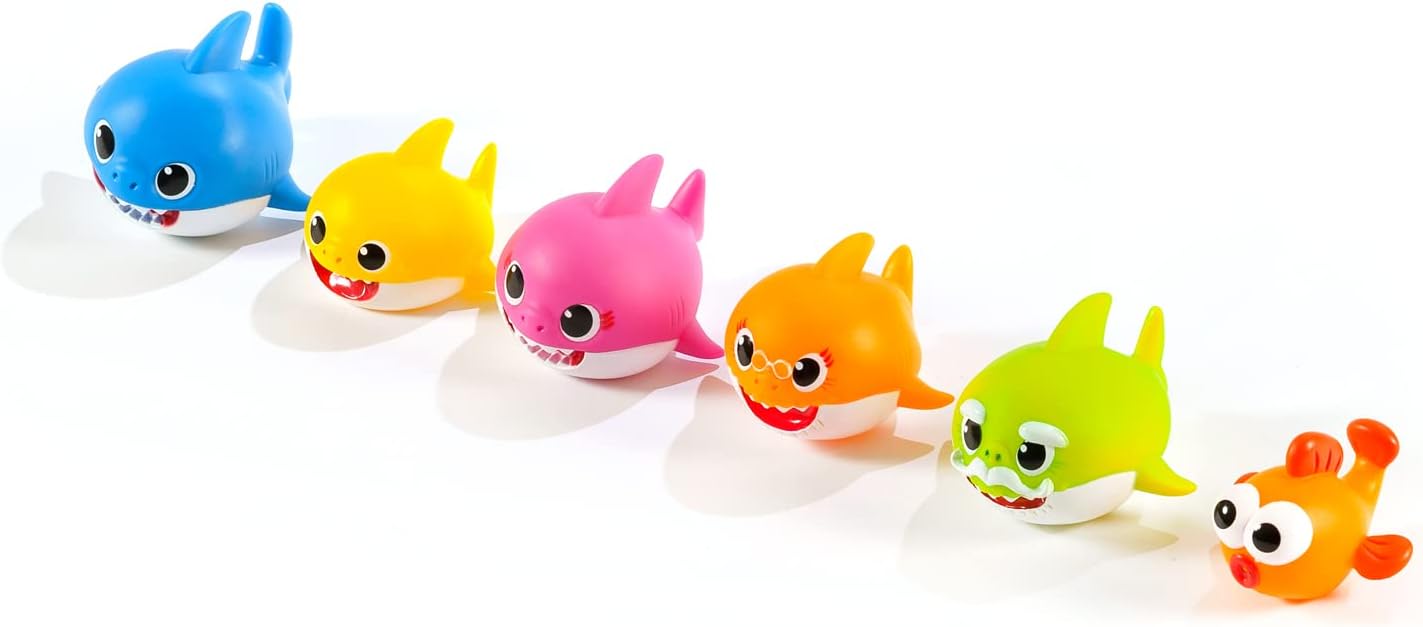 ODS 48821 Baby Shark Set Personaggi da bagno – Full Toys
