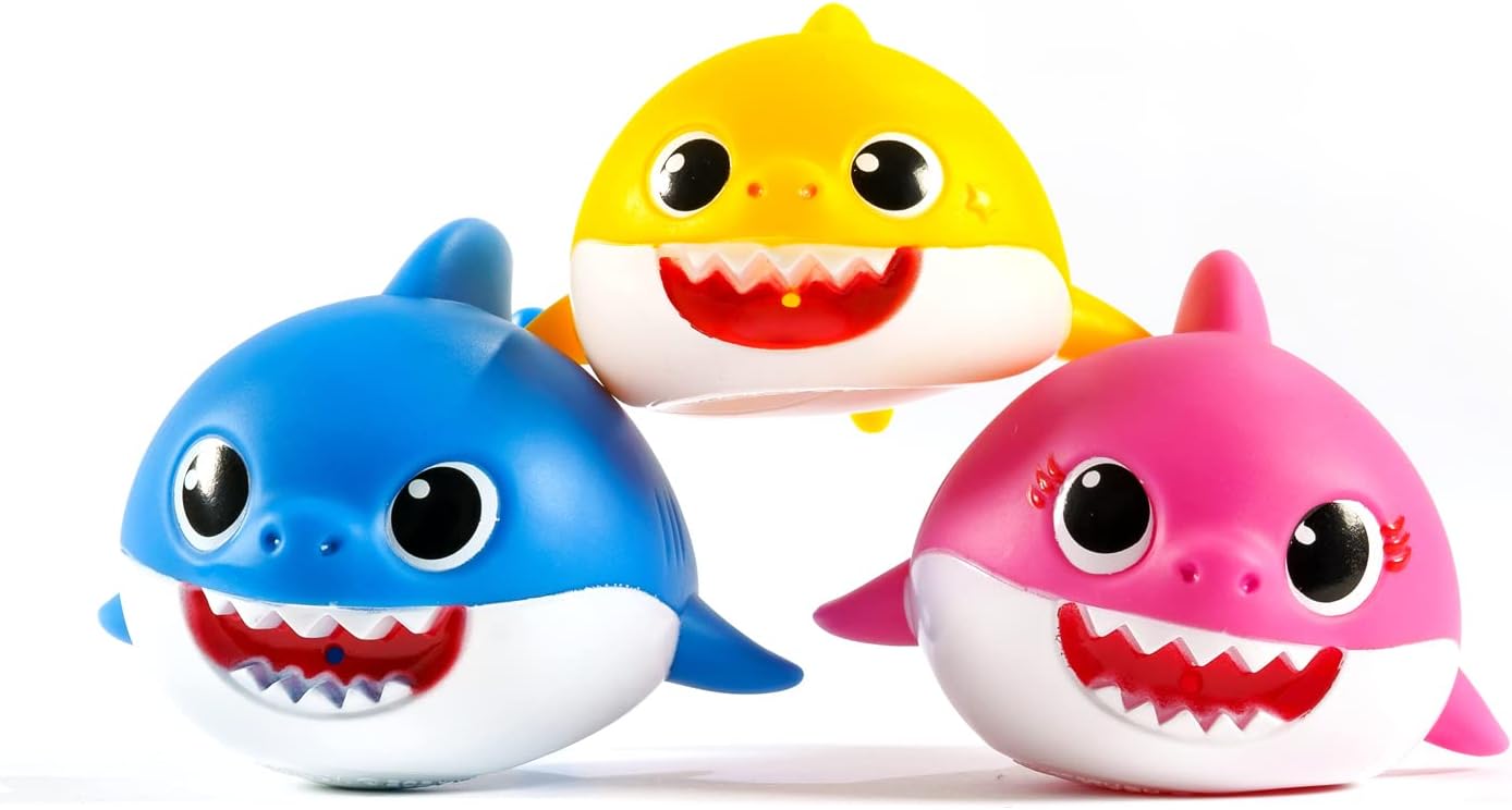 ODS 48821 Baby Shark Set Personaggi da bagno