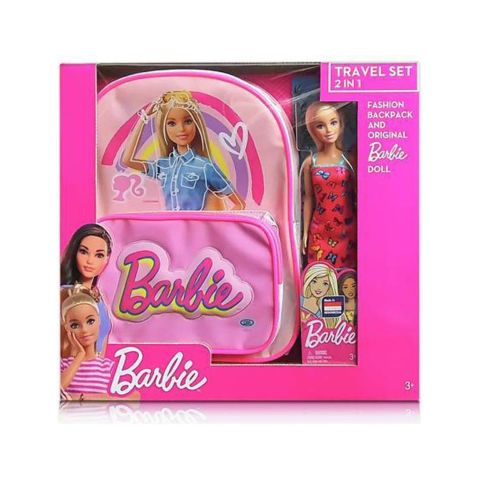 44904 ODS Barbie Travel Set - Zainetto + Barbie