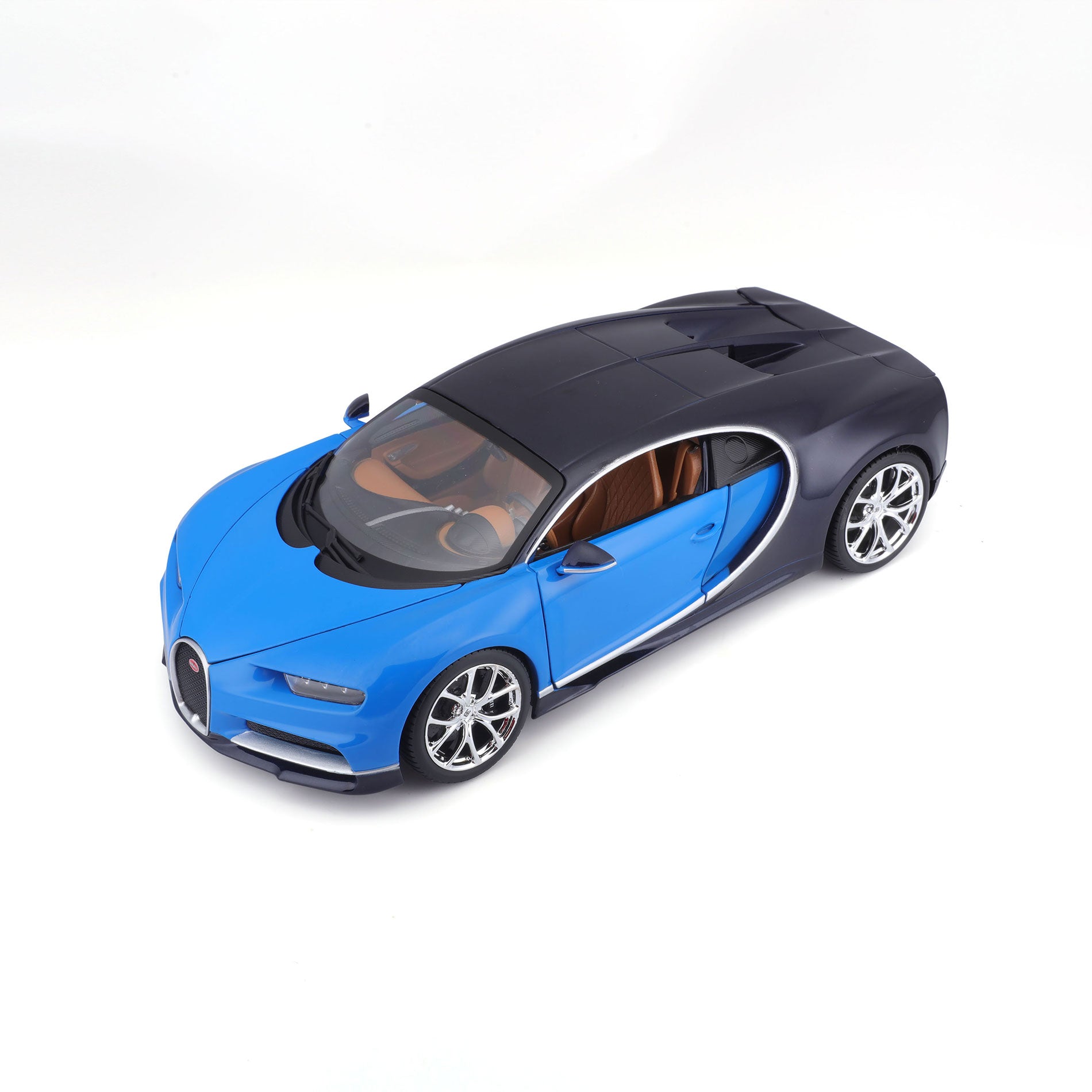 18-11040 BU - Bburago - 1:18 - Bugatti Chiron - Blu met. intenso/Azzurro