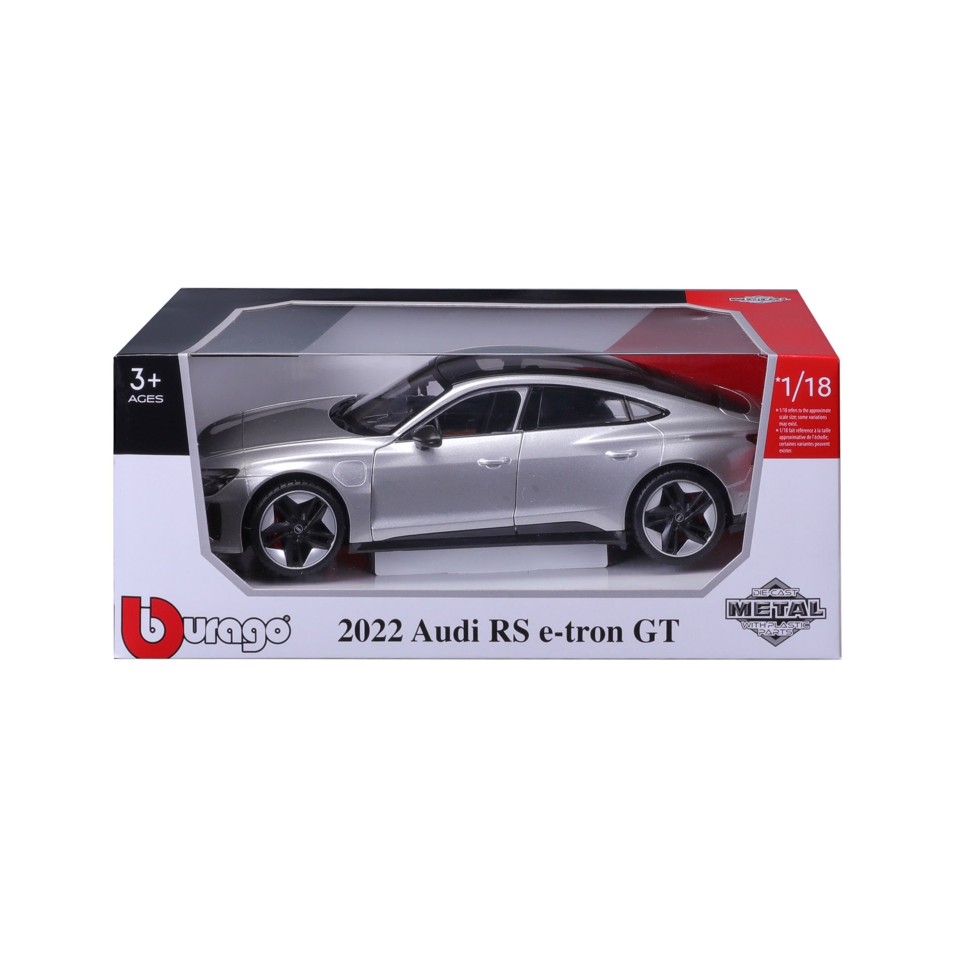 18-11050 SL - Bburago - 1:18 - 2022 Audi RS e-tron GT  - Argento