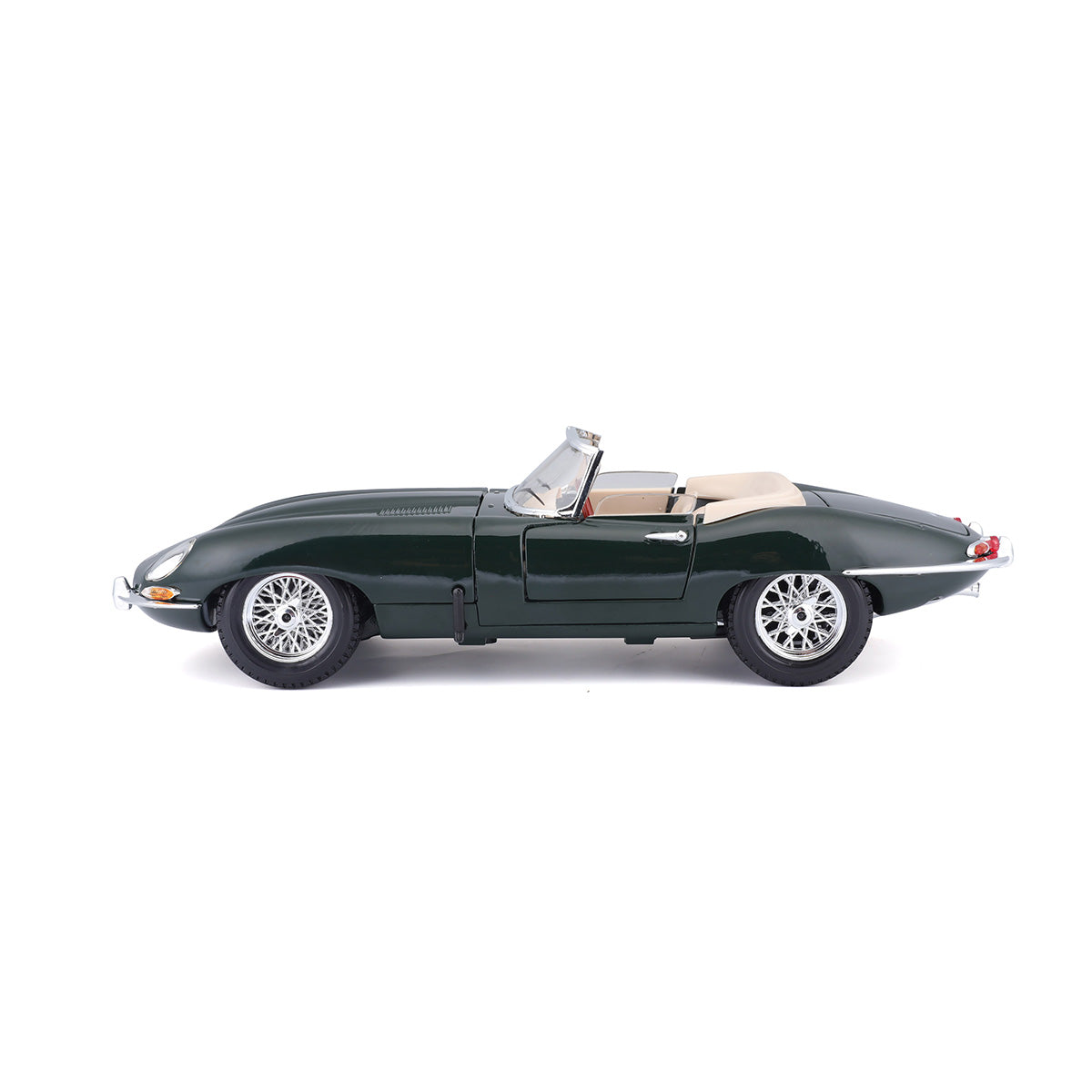 18-12046 - Bburago - 1:18 - 1961 Jaguar E-TYPE Cabrio - Verde