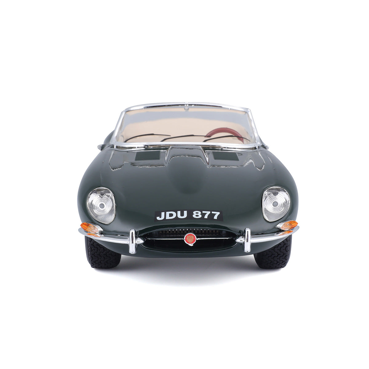 18-12046 - Bburago - 1:18 - 1961 Jaguar E-TYPE Cabrio - Verde
