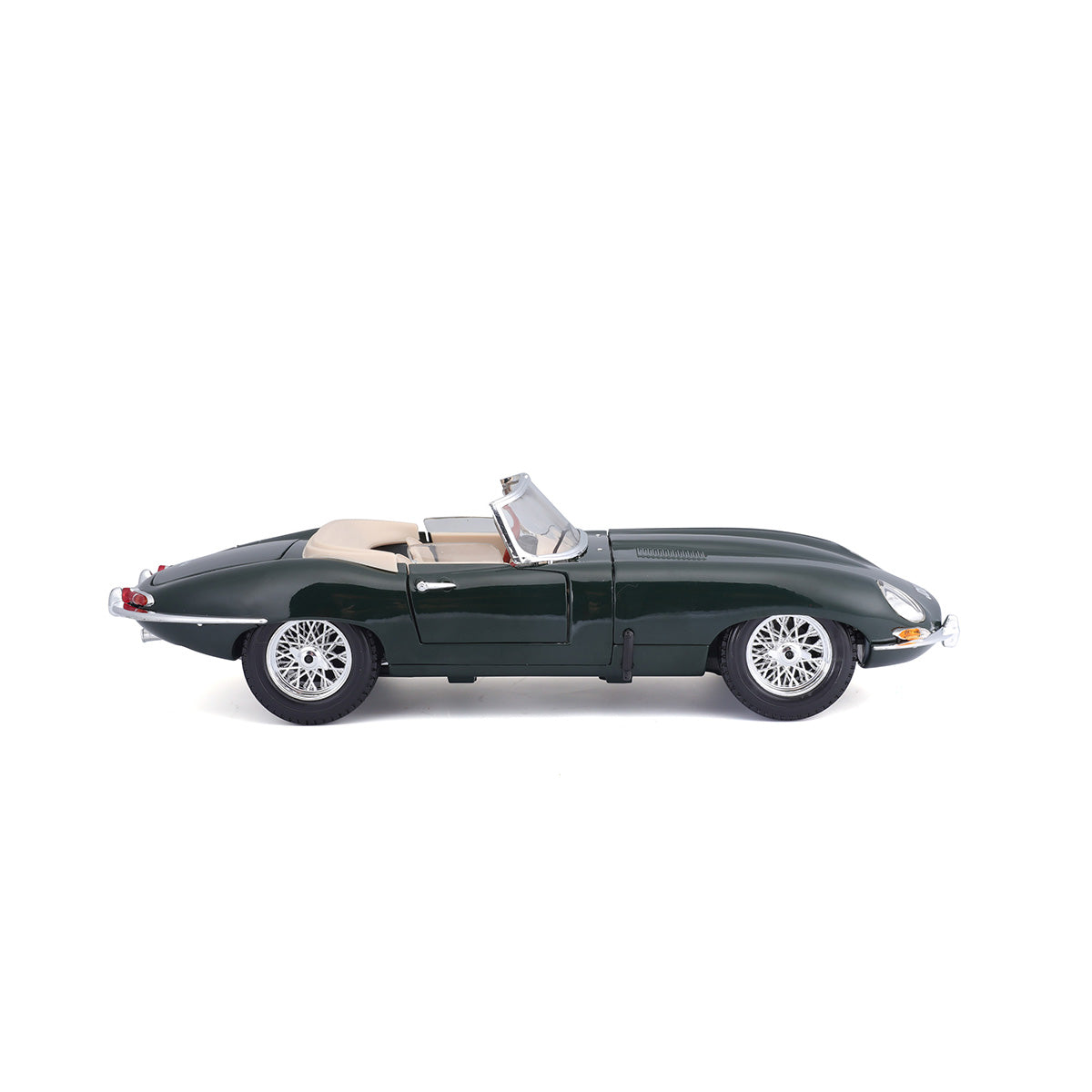 18-12046 - Bburago - 1:18 - 1961 Jaguar E-TYPE Cabrio - Verde