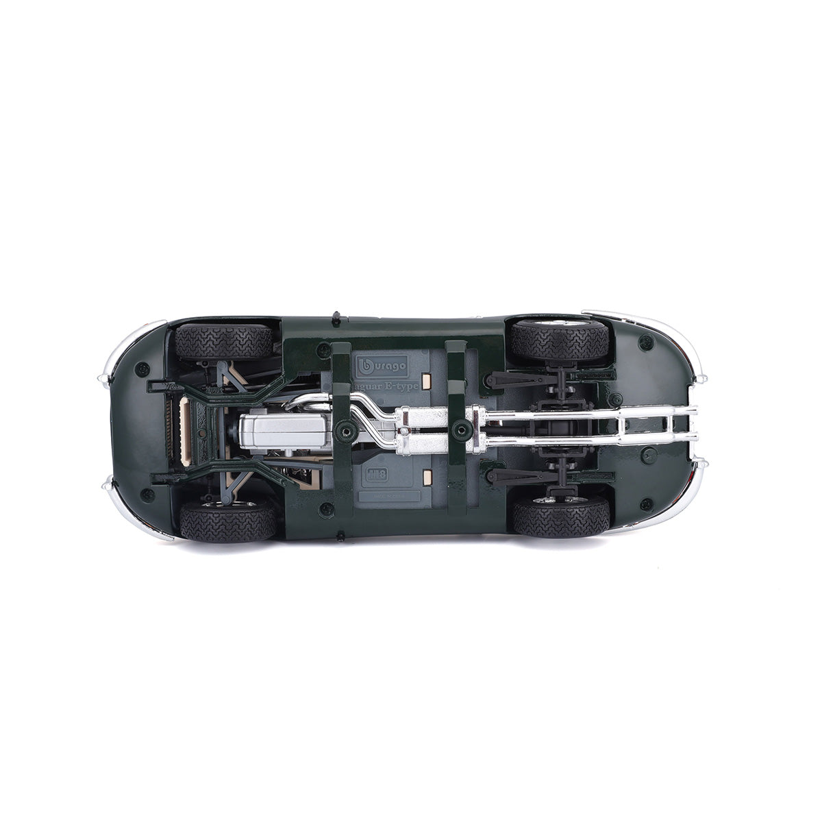 18-12046 - Bburago - 1:18 - 1961 Jaguar E-TYPE Cabrio - Verde