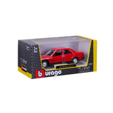 18-21103 RD Bburago - Mercedes-Benz 190E (1987), rossa - Scala 1:24