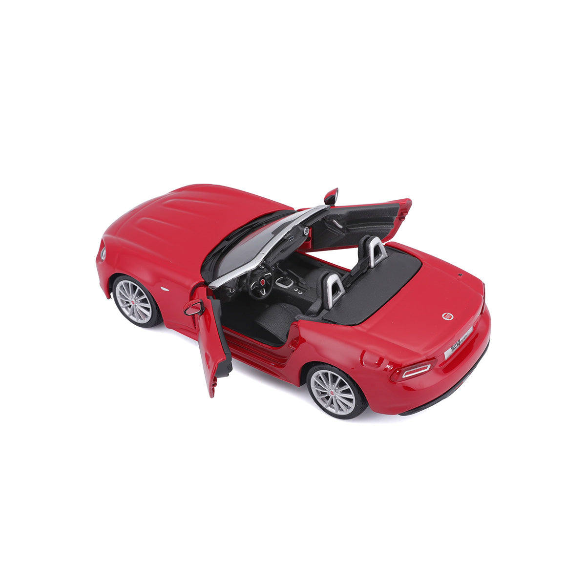 18-21083 Bburago - Fiat 124 Spider, rossa - Scala 1:24