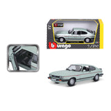 18-21093 GN Bburago - Ford Capri GT (1982), verde -  Scala 1:24