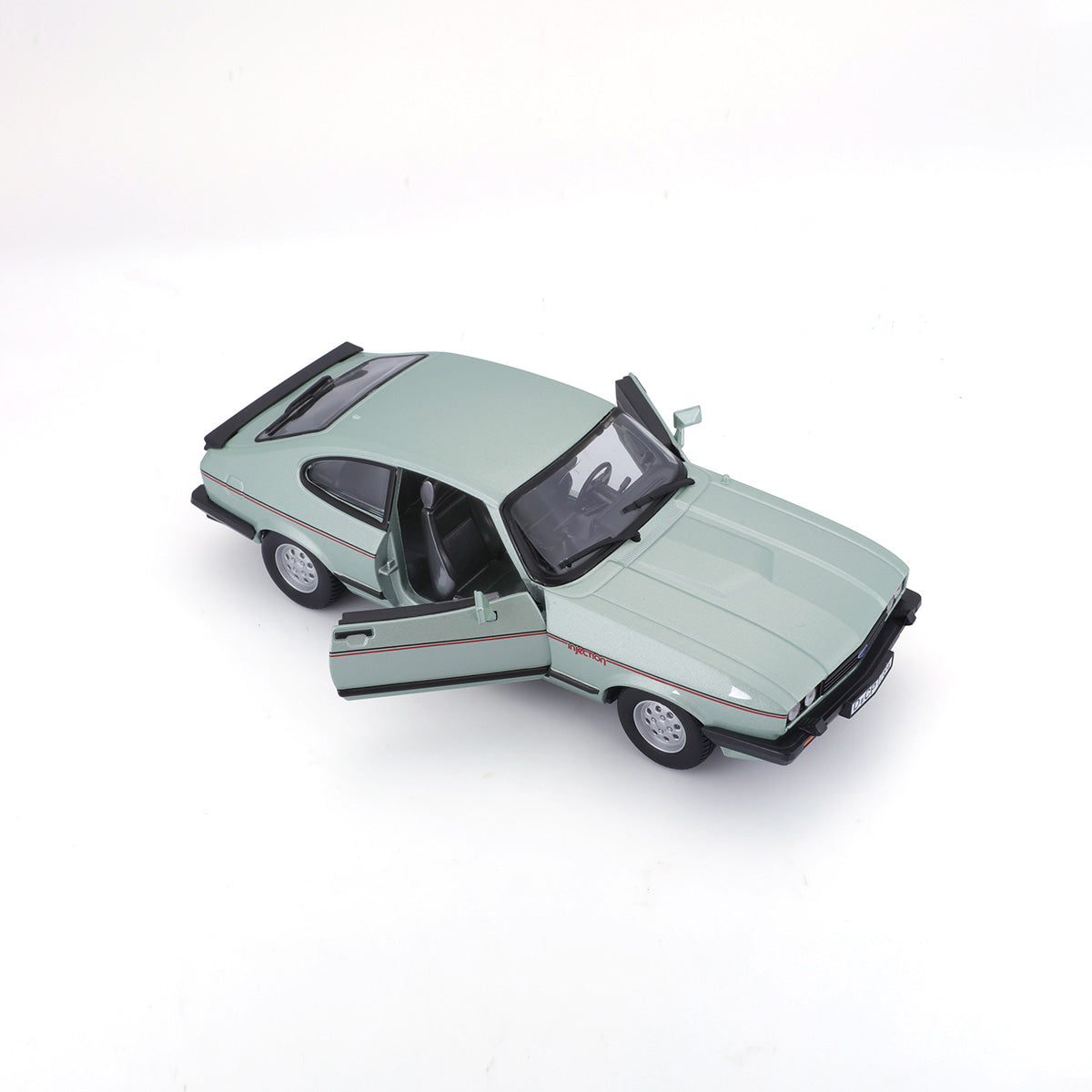 18-21093 GN Bburago - Ford Capri GT (1982), verde -  Scala 1:24