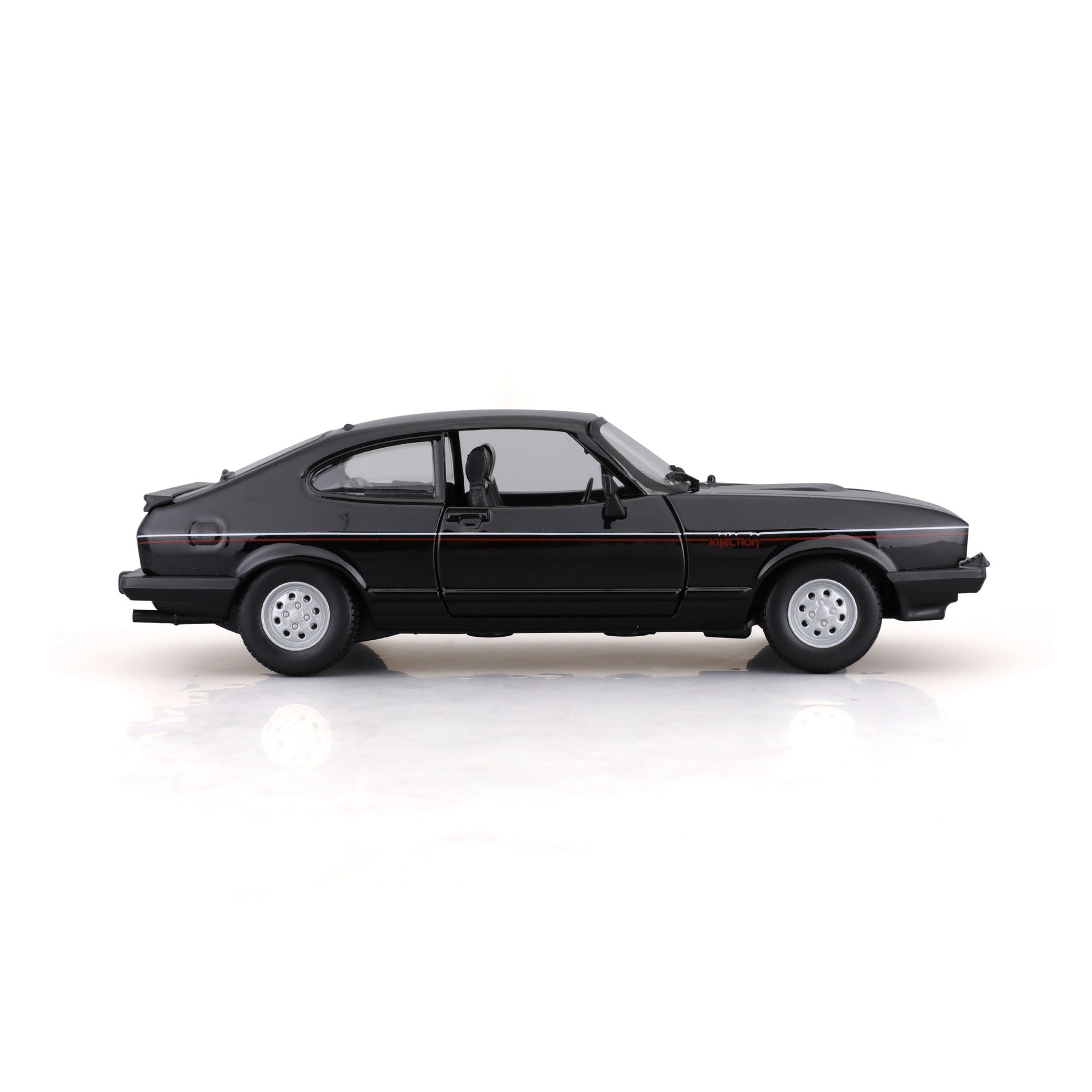 18-21093 Bburago - Ford Capri GT (1982), nera - Scala 1:24