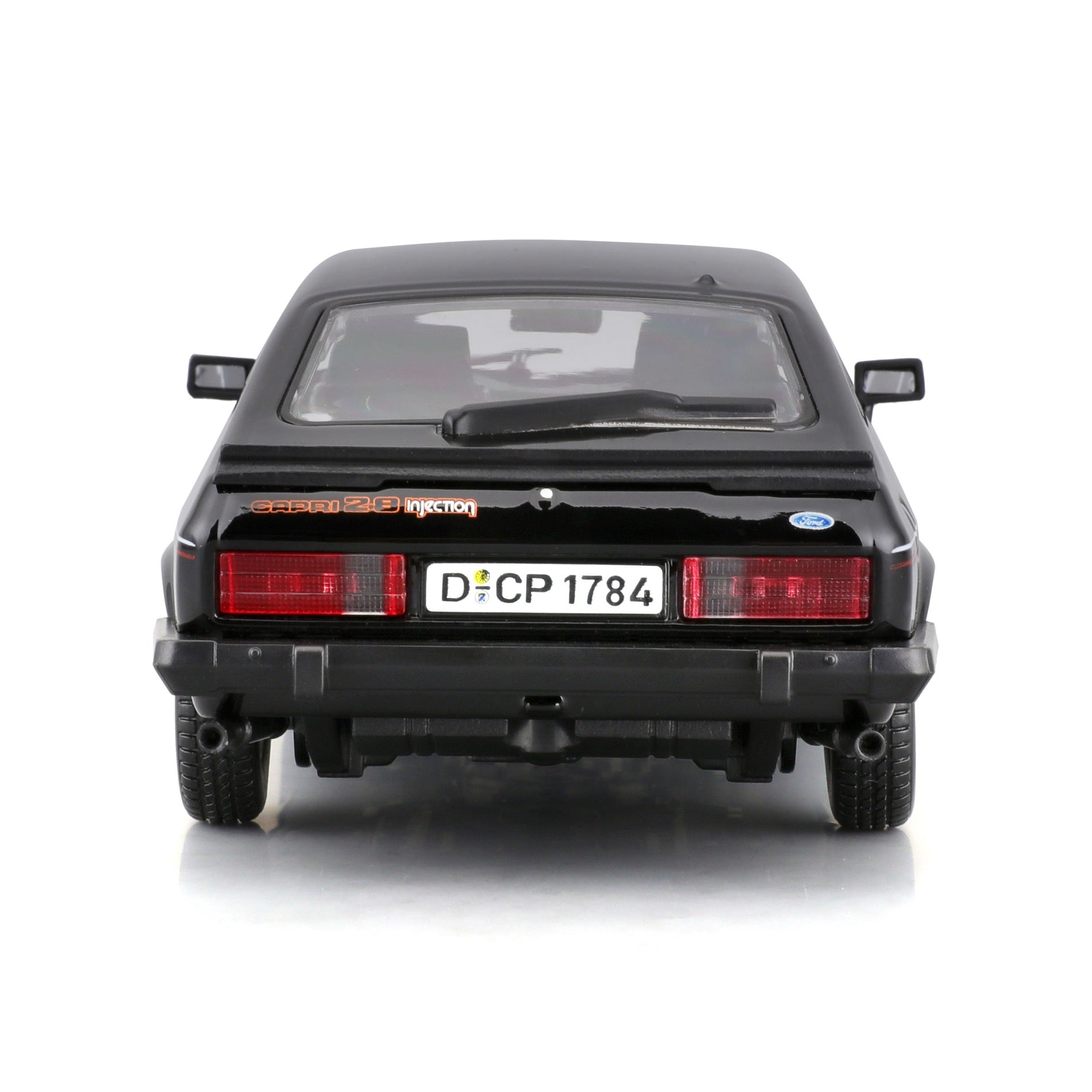 18-21093 Bburago - Ford Capri GT (1982), nera - Scala 1:24