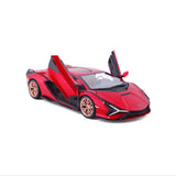 18-21099 RD Bburago - Lamborghini Sian FKP 37, rossa - Scala 1:24