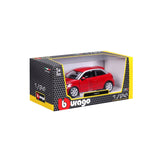 18-22127 Bburago - Audi A1, rosso - Scala 1:24