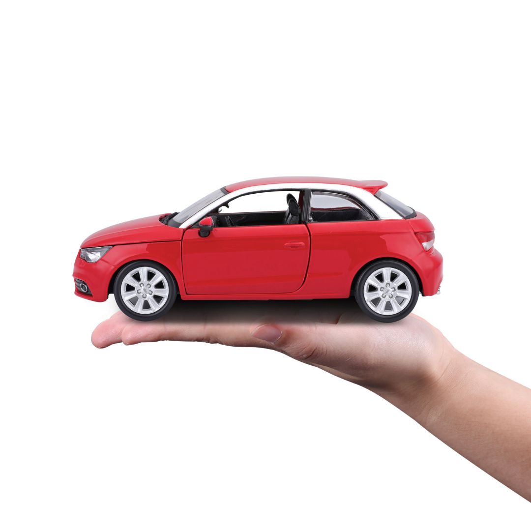 18-22127 Bburago - Audi A1, rosso - Scala 1:24