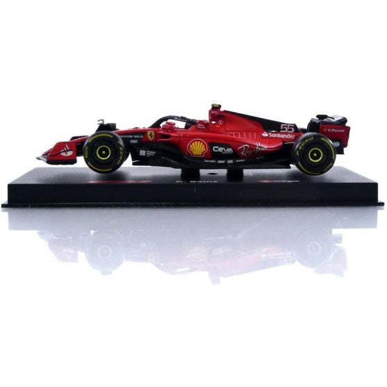 18-36835 - Bburago Ferrari Racing 2023 Season Car #55 Sainz 1:43