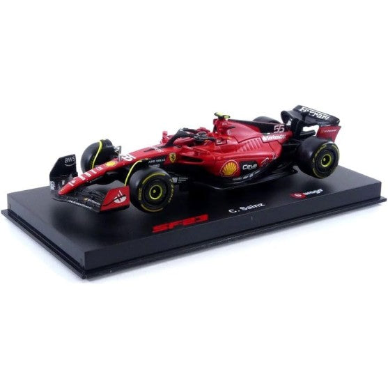 18-36835 - Bburago Ferrari Racing 2023 Season Car #55 Sainz 1:43