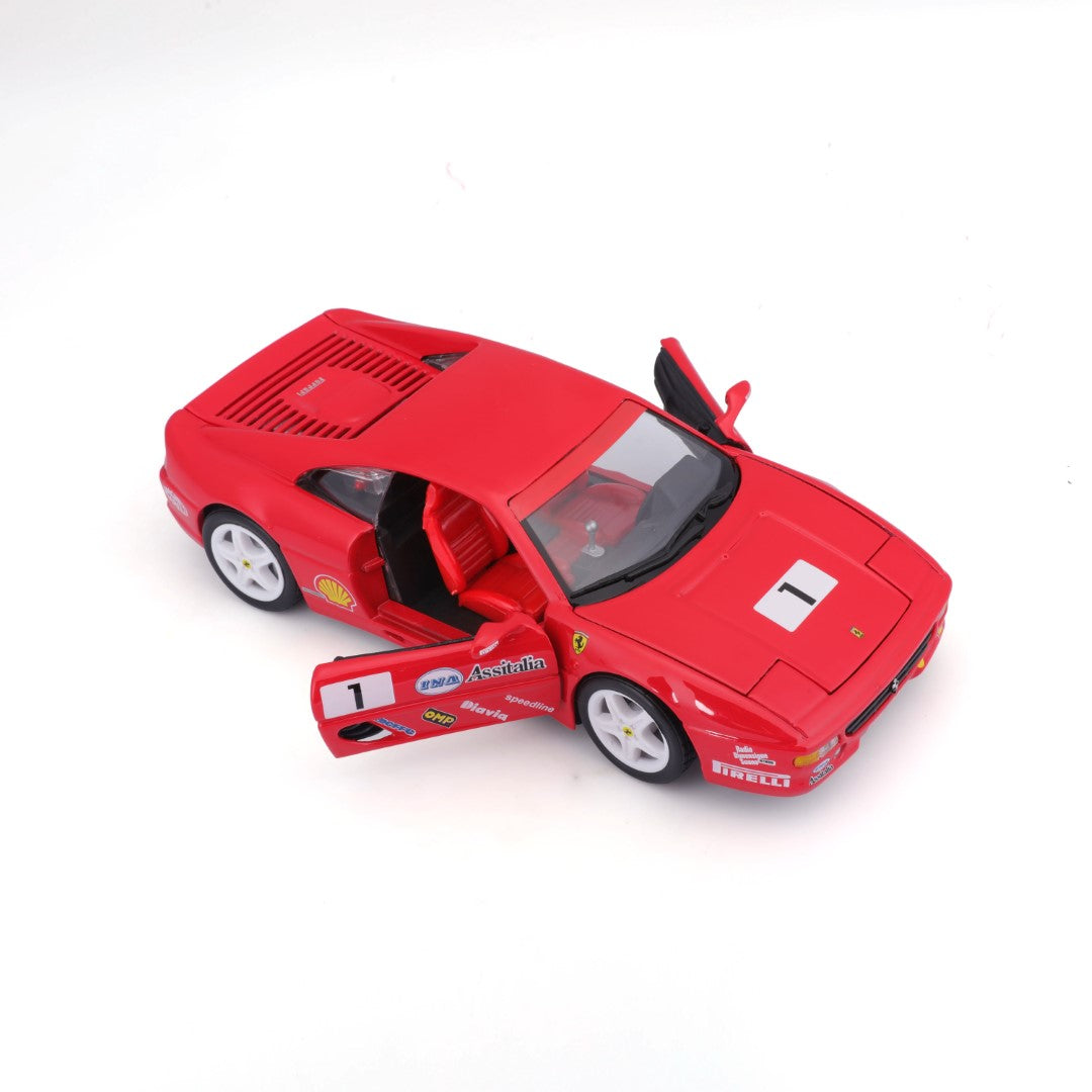 18-26306 Bburago Ferrari Racing - Ferrari F355 Challenge, rossa - 1:24