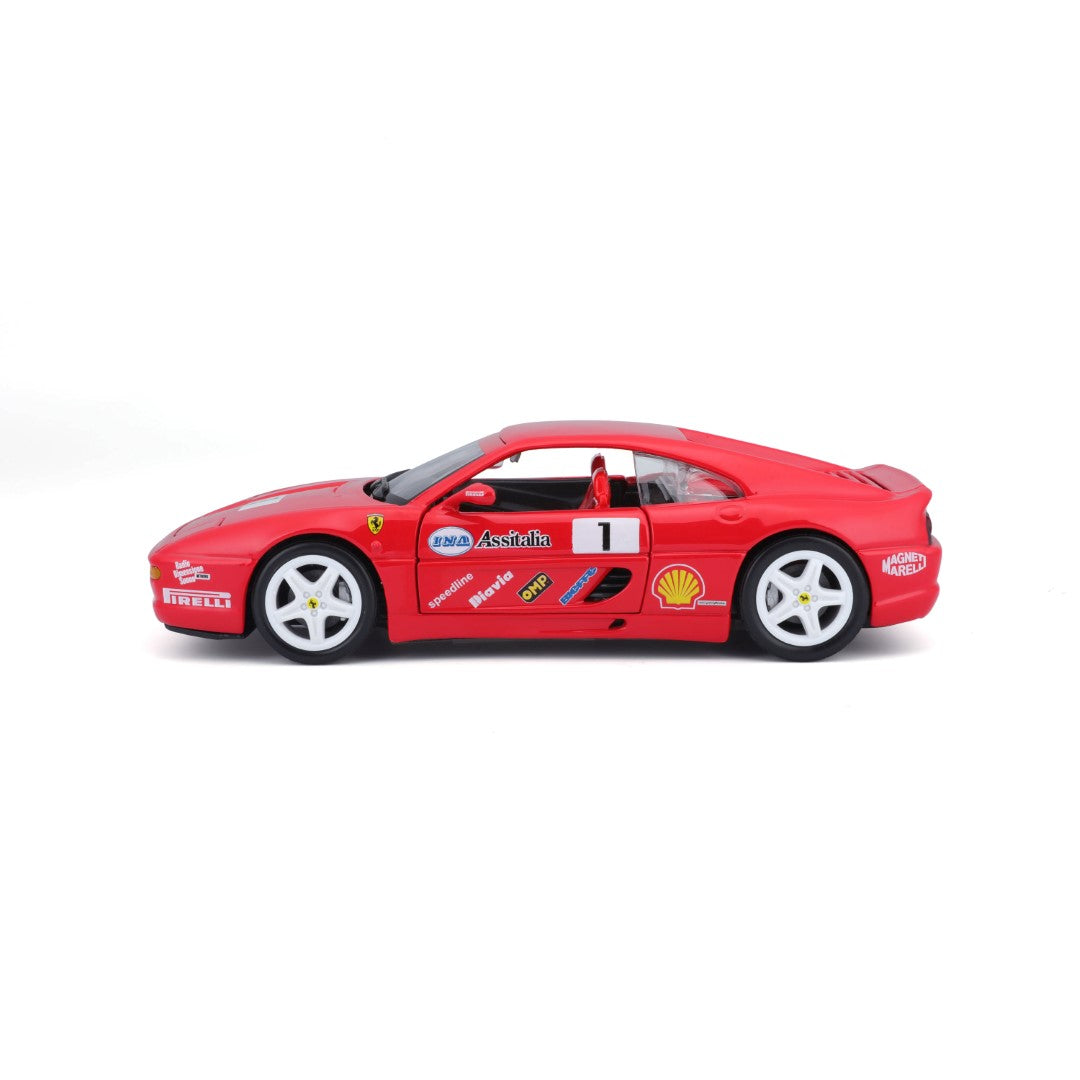 18-26306 Bburago Ferrari Racing - Ferrari F355 Challenge, rossa - 1:24