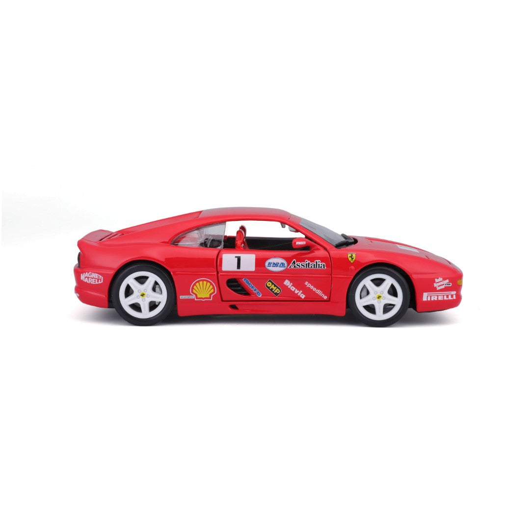 18-26306 Bburago Ferrari Racing - Ferrari F355 Challenge, rossa - 1:24
