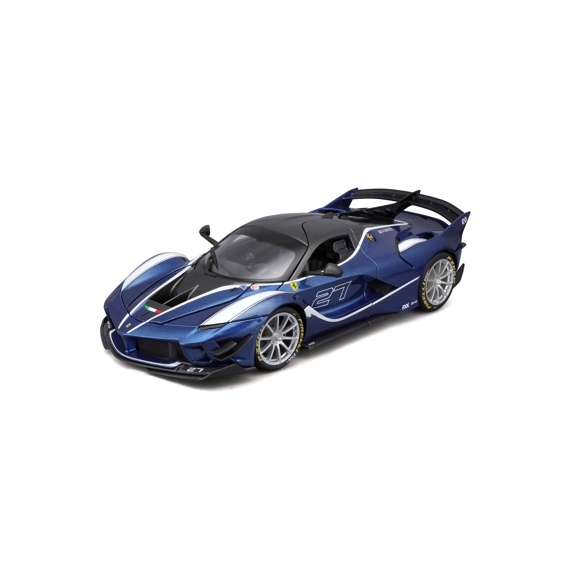 18-16012 - 1:18 - Bburago Ferrari R&P FXX K EVO - #27 Blu