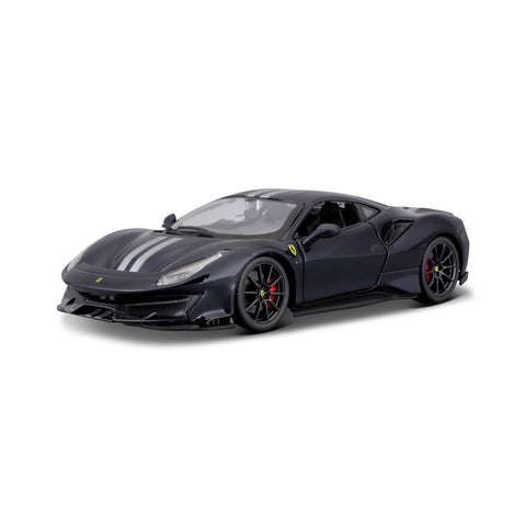 18-26026 BU Bburago Ferrari R&P - Ferrari 488 Pista, bleu - Échelle 1:24