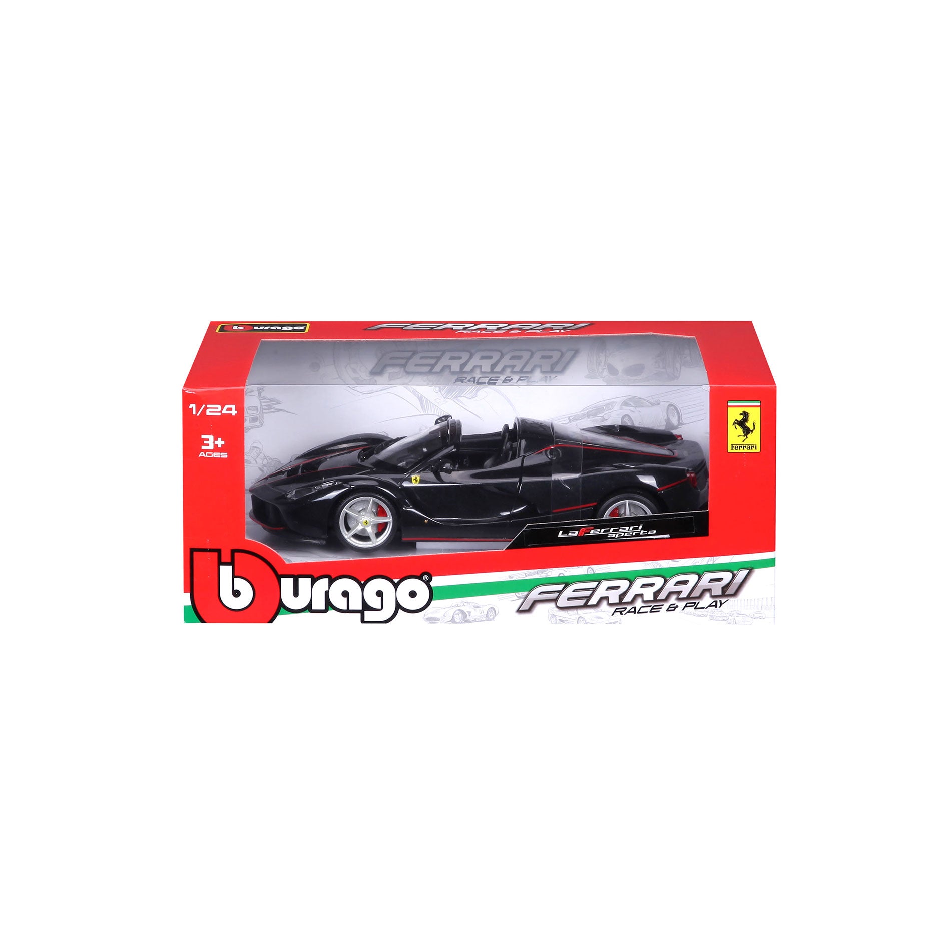 18-26022 - Bburago - 1:24 - Ferrari R&P - LaFerrari aperta Nera