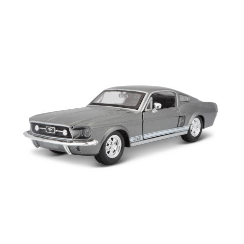 10-31260 GY Bburago Maisto - Ford Mustang GT (1967), grigia - 1:24