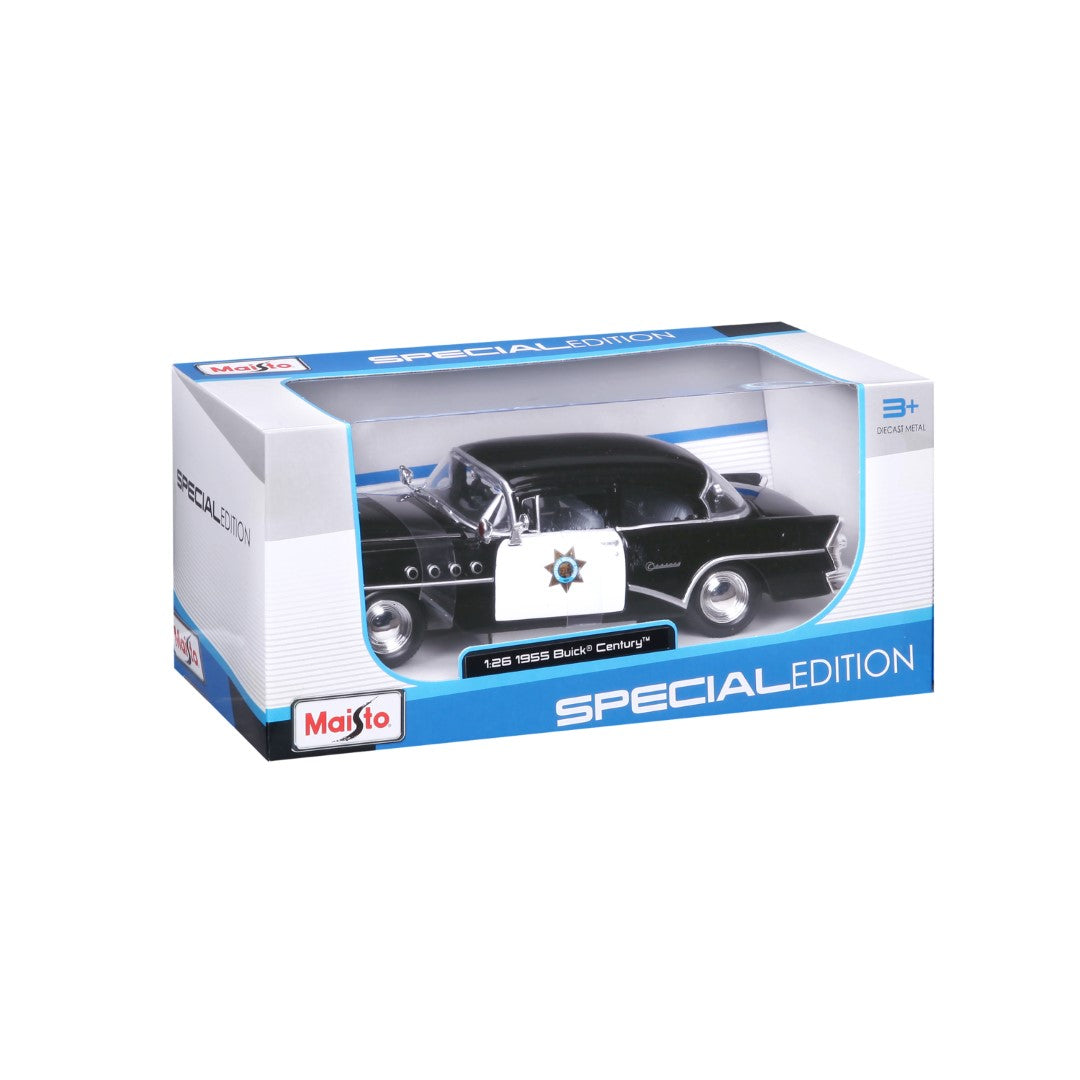 10-31295 Bburago Maisto - Buick Century Police (1955) - Scala 1:26