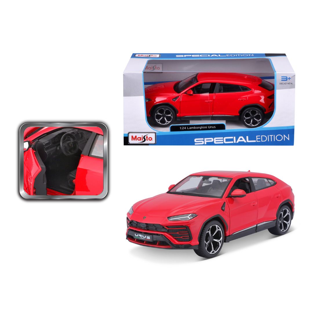 31519 RD Bburago Maisto - Lamborghini Urus, rossa - Scala 1:24